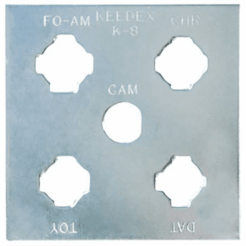 KEEDEX K-8 Impressioning Plate