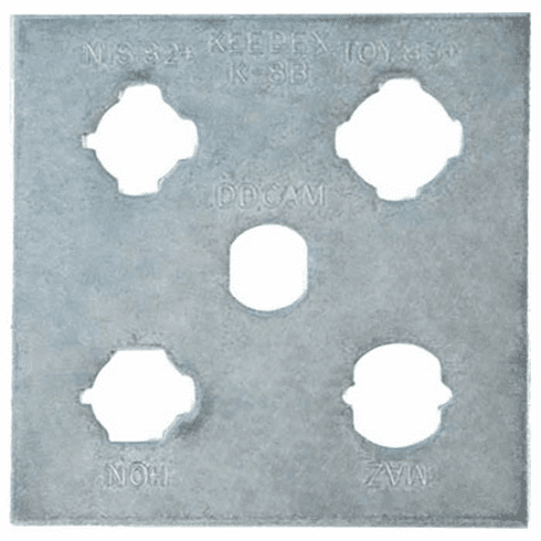 KEEDEX K-8B Impressioning Plate Ii