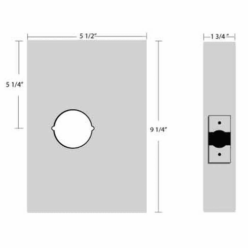 KEEDEX K-BXSGL234-FE Lock Box Single F/Schlage Fe