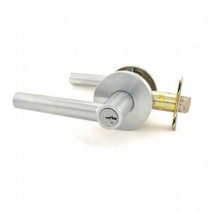 KWIKSET 156MIL-RDT-26D-SMT-6AL-RCS Milan Keyed Entry Lever 156MILRDT26DSMT6ALRCS 156MIL RDT 26D SMT 6AL RCS