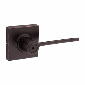 KWIKSET 300LRL-SQT-11P-6AL-RCS Ladera Privacy Lever 300LRLSQT11P6ALRCS 300LRL SQT 11P 6AL RCS