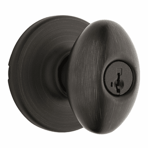 KWIKSET 400AO-11P-SMT-6AL-RCS Aliso Keyed Entry Knob 400AO11PSMT6ALRCS 400AO 11P SMT 6AL RCS