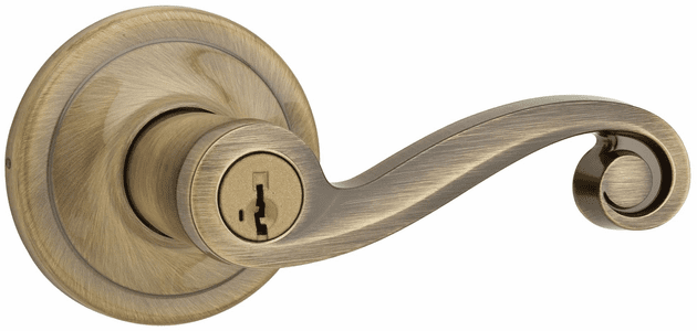 KWIKSET 740LL-5-SMT-6AL-RCS Lido Keyed Entry Lever 740LL5SMT6ALRCS 740LL 5 SMT 6AL RCS