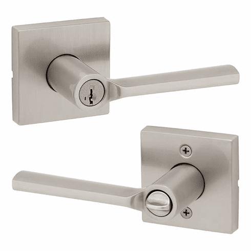 KWIKSET 740LSL-SQT-15-SMT-6AL-RCS Lisbon Lever Us15 K3 Entrance