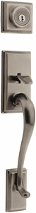 KWIKSET 801HE-15A-SMT-RCAL-RCS-LIP Hawthorne Exterior Double Cylinder Handleset Trim 801HE15ASMTRCALRCSLIP 801HE 15A SMT RCAL RCS LIP
