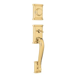 KWIKSET 802ADH-L03-LIP Ashfield Exterior Dummy Handleset Trim 802ADHL03LIP 802ADH L03 LIP