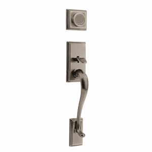 KWIKSET 802HE-15A-LIP Hawthorne Exterior Dummy Handleset Trim 802HE15ALIP 802HE 15A LIP