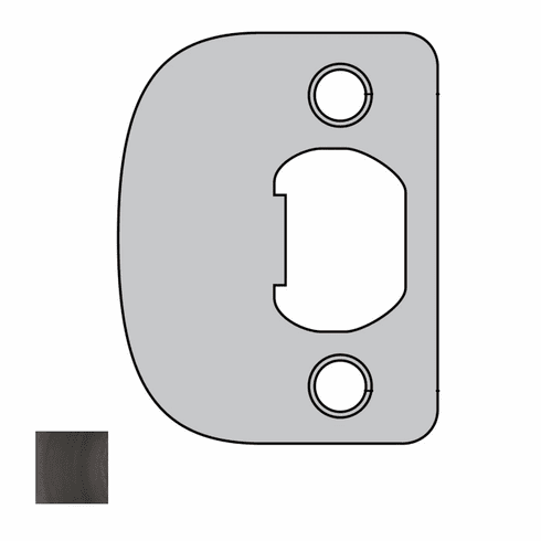 KWIKSET 83796-11P Latch Strike X Full Lip Rcs4 2 1/
