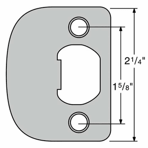 KWIKSET 83796-5 Plainlatch And Deadlatch Strike 837965 83796 5