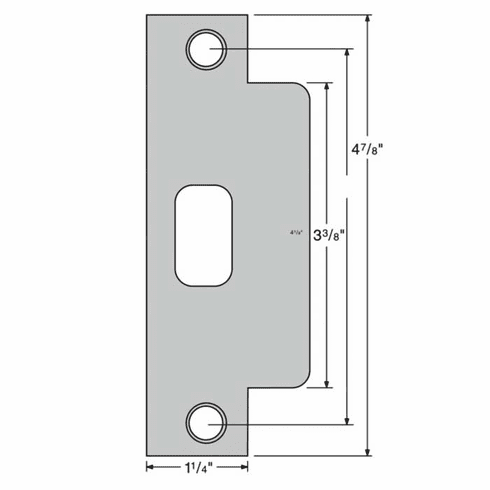 KWIKSET 83846-15 Asa-1 Strike 15 Satin Nickle