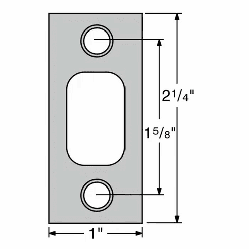 KWIKSET 85072-514 Deadbolt 1In X 2-1/4In Std Sq Corner