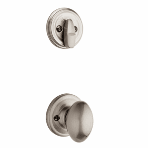 KWIKSET 966AO-15 Aliso Knob Interior Single Cylinder Handleset Trim 966AO15 966AO 15