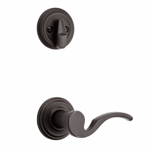 KWIKSET 966BRL-LH-11P Brooklane Lever Interior Single Cylinder Handleset Trim 966BRLLH11P 966BRL LH 11P
