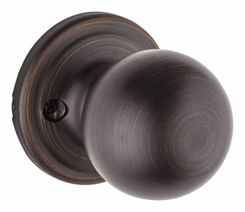 KWIKSET 966CA-11P-GC Circa Knob Interior Single Cylinder Handleset Trim 966CA11PGC 966CA 11P GC