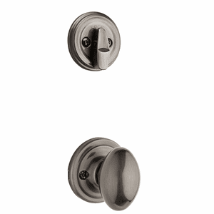 KWIKSET 966L-15A-GC Laurel Knob Interior Single Cylinder Handleset Trim 966L15AGC 966L 15A GC