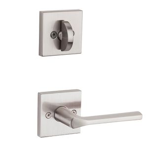 KWIKSET 966LSL-SQT-15 Lisbon Lever Interior Single Cylinder Handleset Trim 966LSLSQT15 966LSL SQT 15