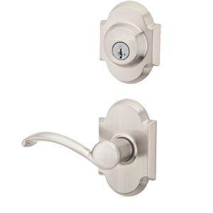 KWIKSET 967AUL-RH-15-SMT Austin Lever Interior Double Cylinder Handleset Trim 967AULRH15SMT 967AUL RH 15 SMT