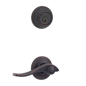 KWIKSET 967AVL-LH-11P-SMT Avalon Lever Interior Double Cylinder Handleset Trim 967AVLLH11PSMT 967AVL LH 11P SMT