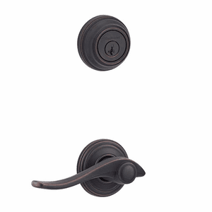 KWIKSET 967AVL-LH-15-SMT Avalon Lever Interior Double Cylinder Handleset Trim 967AVLLH15SMT 967AVL LH 15 SMT