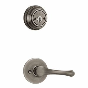 KWIKSET 967DNL-15A Dorian Lever Interior Double Cylinder Handleset Trim 967DNL15A 967DNL 15A