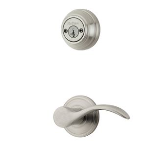 KWIKSET 967PML-LH-15-SMT Pembroke Lever Interior Double Cylinder Handleset Trim 967PMLLH15SMT 967PML LH 15 SMT