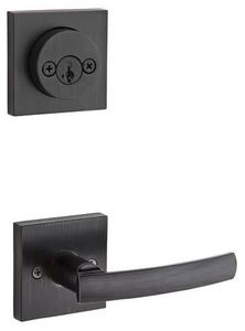 KWIKSET 967SYL-SQT-11P-SMT Sydney Lever Interior Double Cylinder Handleset Trim 967SYLSQT11PSMT 967SYL SQT 11P SMT