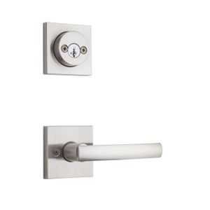 KWIKSET 967SYL-SQT-15-SMT Sydney Lever Interior Double Cylinder Handleset Trim 967SYLSQT15SMT 967SYL SQT 15 SMT