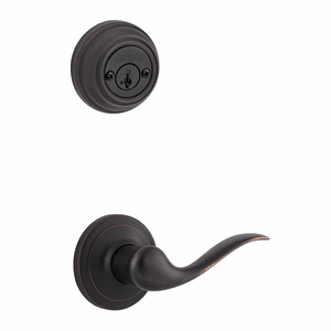 KWIKSET 967TNL-LH-11P-SMT Tustin Lever Interior Double Cylinder Handleset Trim 967TNLLH11PSMT 967TNL LH 11P SMT