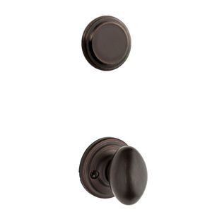 KWIKSET 968L-11P-GC Laurel Knob Interior Dummy Handleset Trim 968L11PGC 968L 11P GC