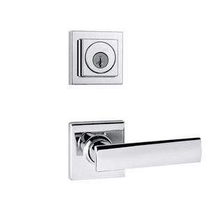 KWIKSET 976VDL-SQT-26-SMT Vedani Lever Interior Double Cylinder Handleset Trim 976VDLSQT26SMT 976VDL SQT 26 SMT