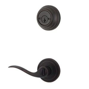 KWIKSET 979TNL-RH-11P-SMT Tustin Lever Interior Double Cylinder Handleset Trim 979TNLRH11PSMT 979TNL RH 11P SMT
