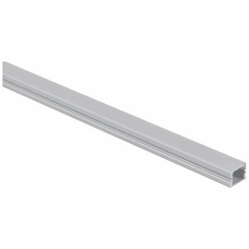 L-DM-FR-48 48" Dual-Mount Series Surface or Trimless Recessed Aluminum Profile, Frosted Lens