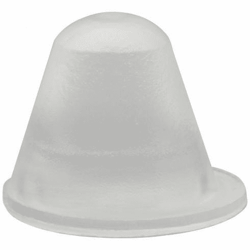 L-FSL-B-.56-CL .56 inch Rubber Bumper/Spacer for Flexible Sheet Light, Clear