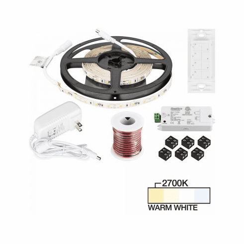 L-RK1Z1A-16-27 ILLUMA Radiance Quattro LED Tape Light Kit, 2700K Warm White, 1 Zone 1 Area