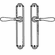 Laforge 2703-92-007 Multipoint System Set - Single cylinder trim set / 92mm c.c. w/o mechanism L:248mm W:30mm P:6mm Black