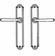Laforge 2704-35R-007 Multipoint System Set - Lever low / American cylinder trim set w/o mechanism L:114mm W:17mm P:63mm Black