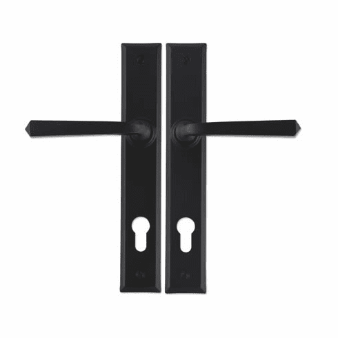 Laforge 2708-92-007 Multipoint System Set - Single cylinder trim set / 92mm c.c. w/o mechanism L:248mm W:41mm P:6mm Black