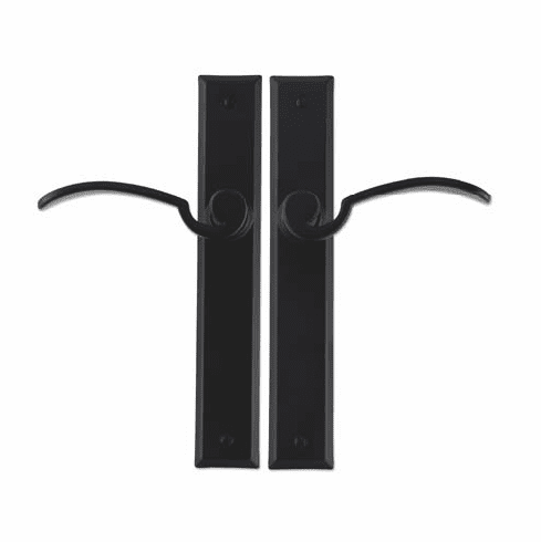 Laforge 2710-35R-007 Multipoint System Set - Lever low / American cylinder trim set w/o mechanism L:127mm W:30mm P:63mm Black