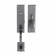 Laforge 2806-144-012 Entrance Handle Set - Complete single cylinder set for 1 3/4" door L:92mm W:63mm P:6mm Pewter