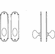 Laforge 4501-08-012 Interior Escutcheon Set - Complete full dummy set L:235mm W:63mm Pewter
