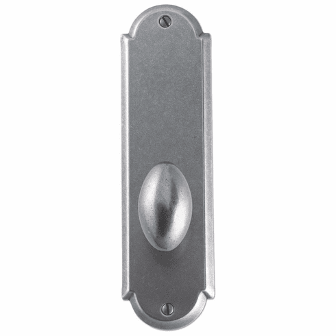 Laforge 4501-09-012 Interior Escutcheon Set - Complete single dummy set L:235mm W:63mm Pewter
