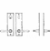 Laforge 4608-101-012 Entry Tubular or Mortise set - Complete full dummy set to match 144 fonction L:235mm W:63mm Pewter