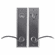 Laforge 4610-25-007 Entry Tubular or Mortise set - Single cylinder deadbolt set for 1 3/4" L:127mm Black