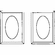 Laforge 4705-09-012 Lever set on rosette - Complete single dummy set L:92mm W:63mm Pewter