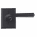 Laforge 4708-53-007 Lever set on rosette - Complete privacy set L:114mm Black