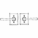 Laforge 4708-53-007 Lever set on rosette - Complete privacy set L:114mm Black