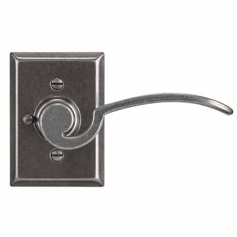 Laforge 4710-09-012 Lever set on rosette - Complete single dummy set L:127mm Pewter
