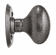 Laforge 4711-08-012 Knob set on rosette - Complete full dummy set L:63mm W:38mm Pewter