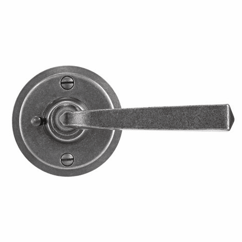 Laforge 4714-08-012 Lever set on rosette - Complete full dummy set L:114mm Pewter