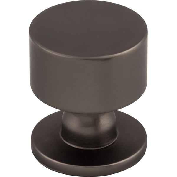 Lily Knob 1 1/8 inch Ash Gray TK821AG Top Knobs
